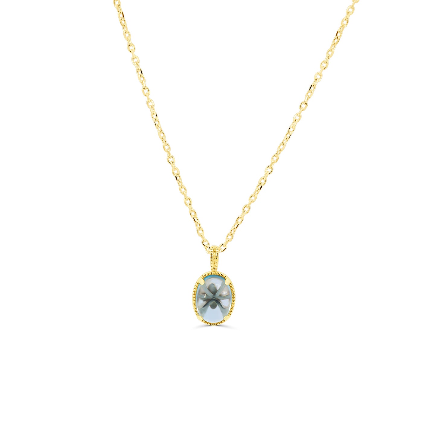 Bloom Blue Topaz Necklace