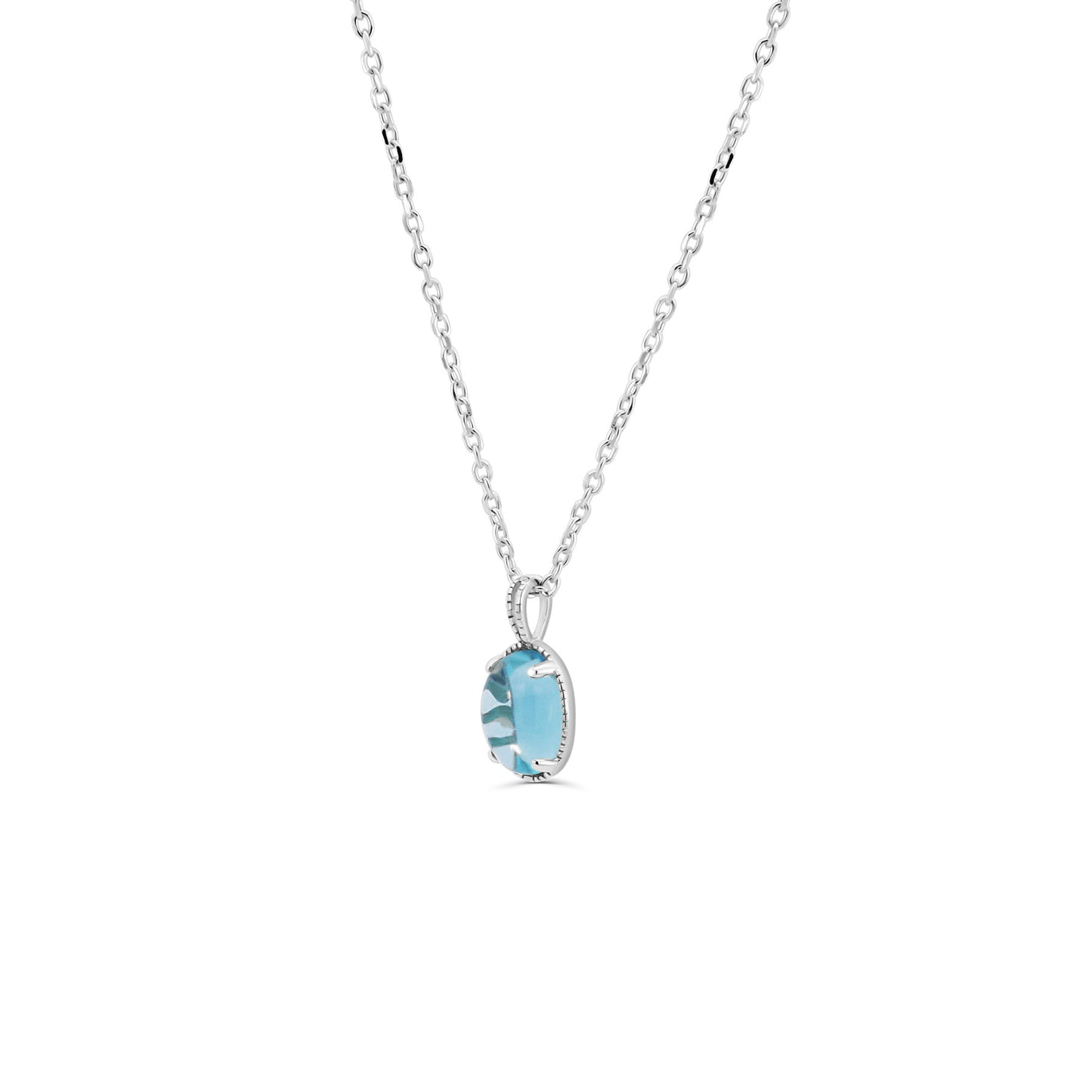 Bloom Blue Topaz Necklace