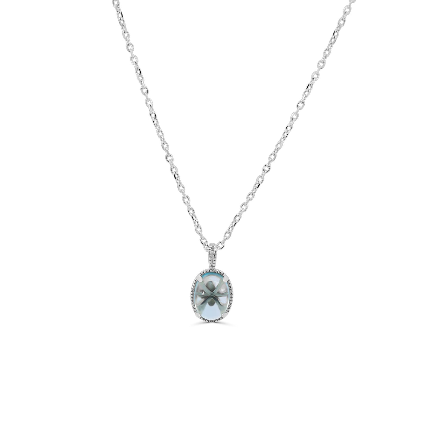 Bloom Blue Topaz Necklace