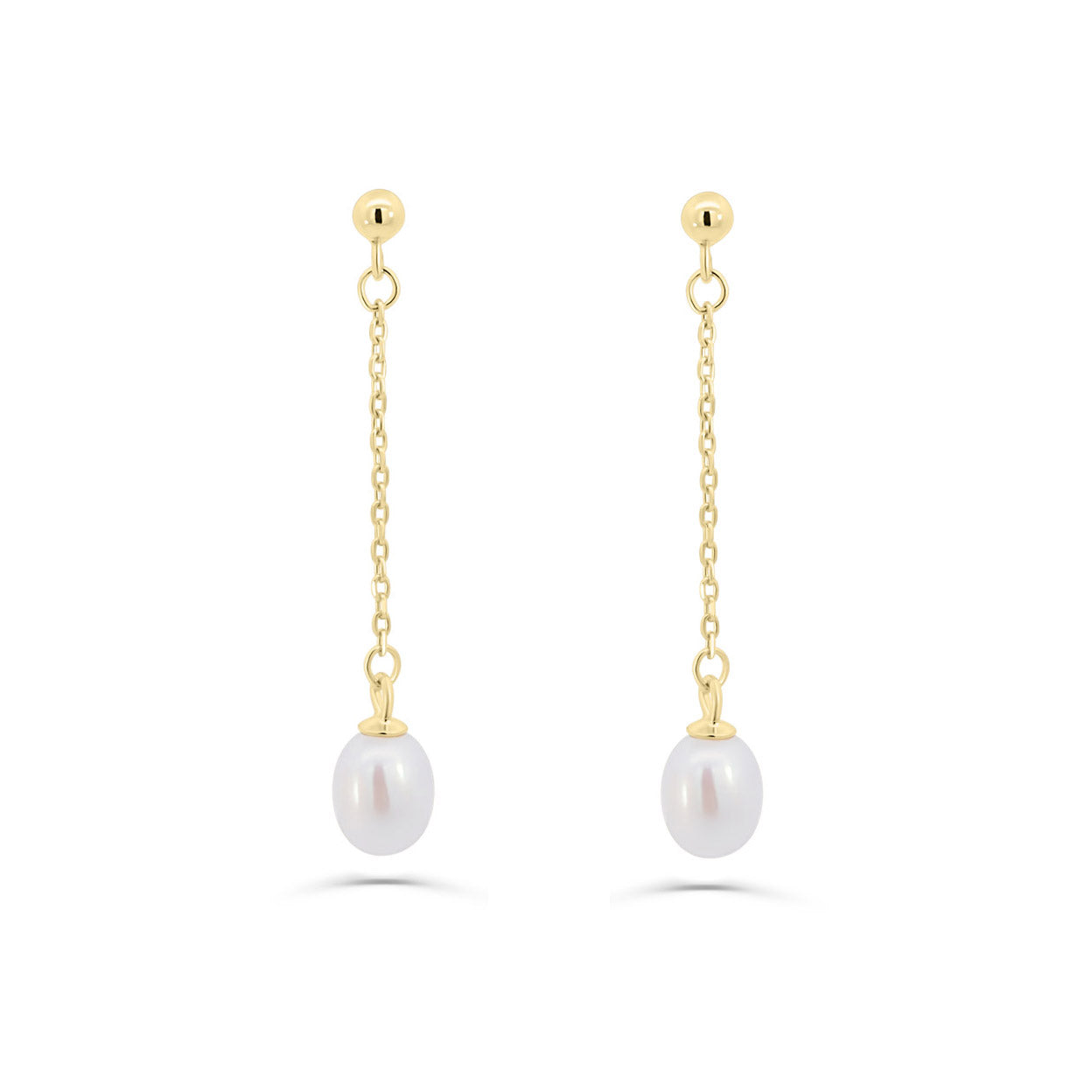 Lynova Pearl Stud Earrings