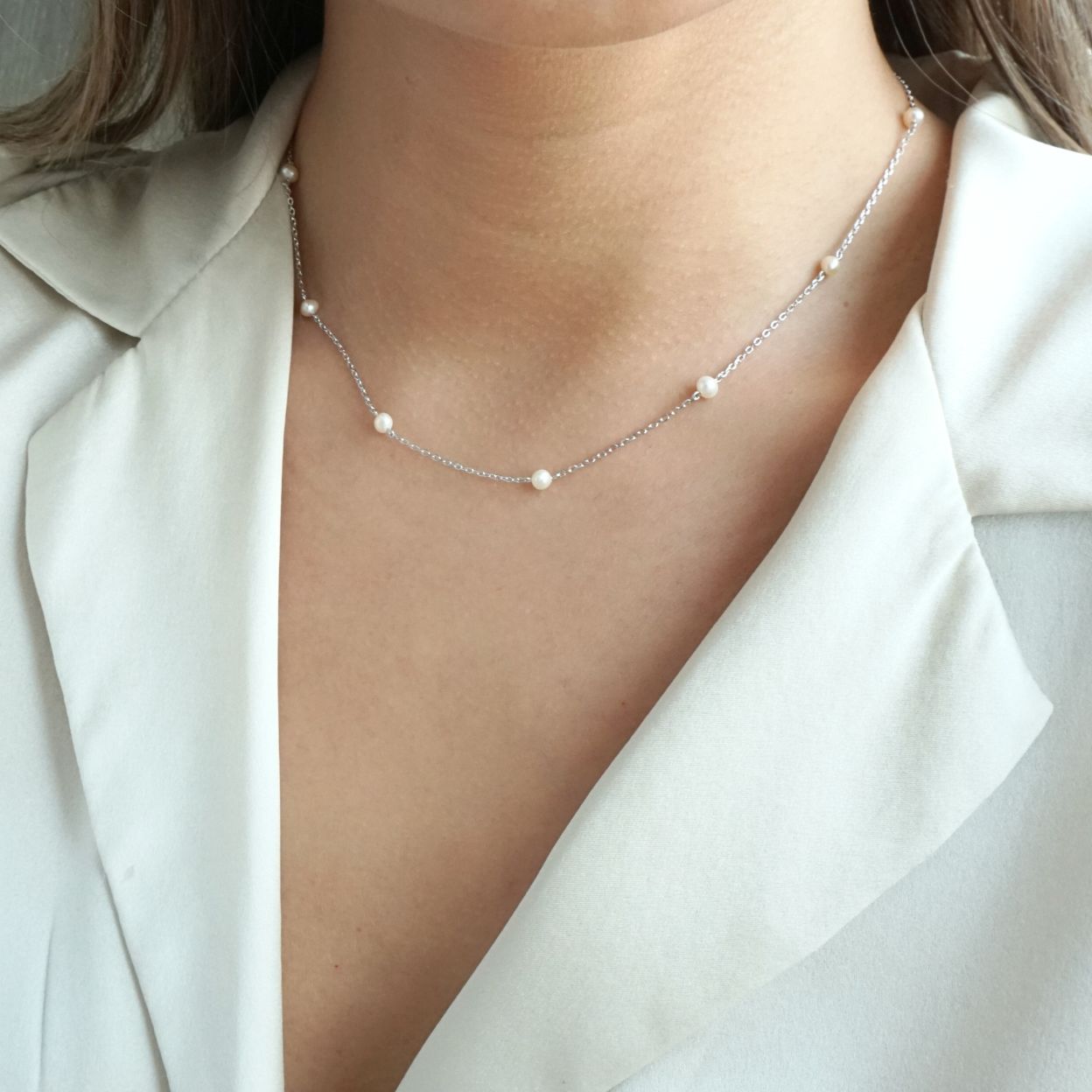 Pearline Choker Necklace