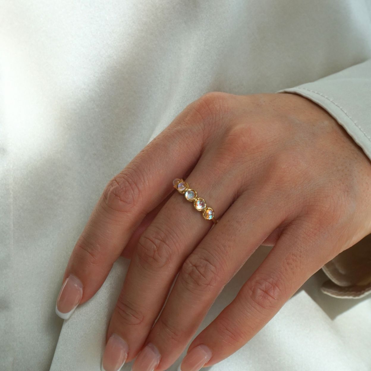 Poppy Moonstone Ring