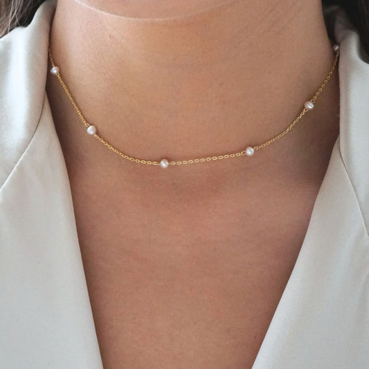 Pearline Choker Necklace