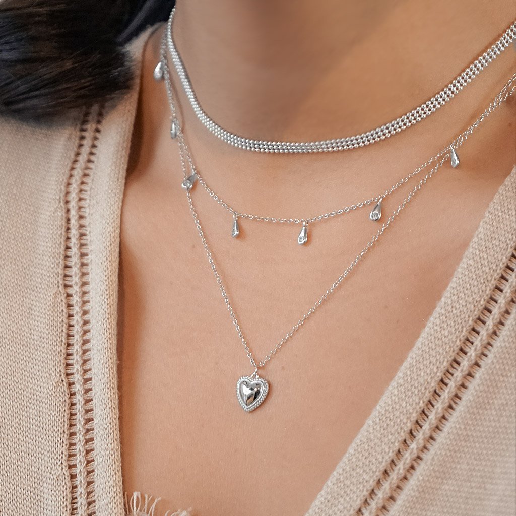 Drop Multi Charm Necklace | Women's Accessories - KEMMI Collection