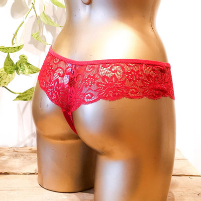 Lingerie Nora Red Thong  Undies & Bras for Women - KEMMI Collection