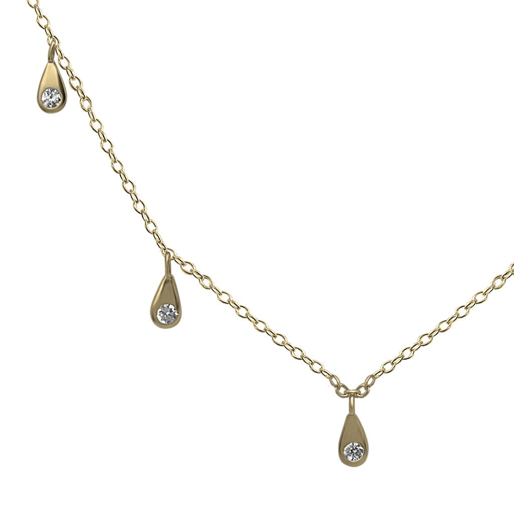 Drop Multi Charm Necklace | Women's Accessories - KEMMI Collection